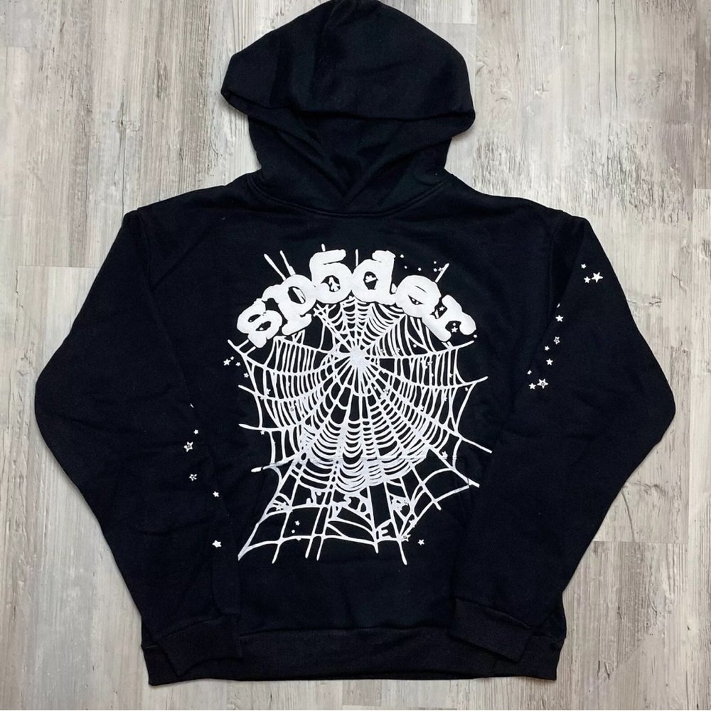 Sp5der Hoodie OG Black - Large - Brand New - Authentic✅